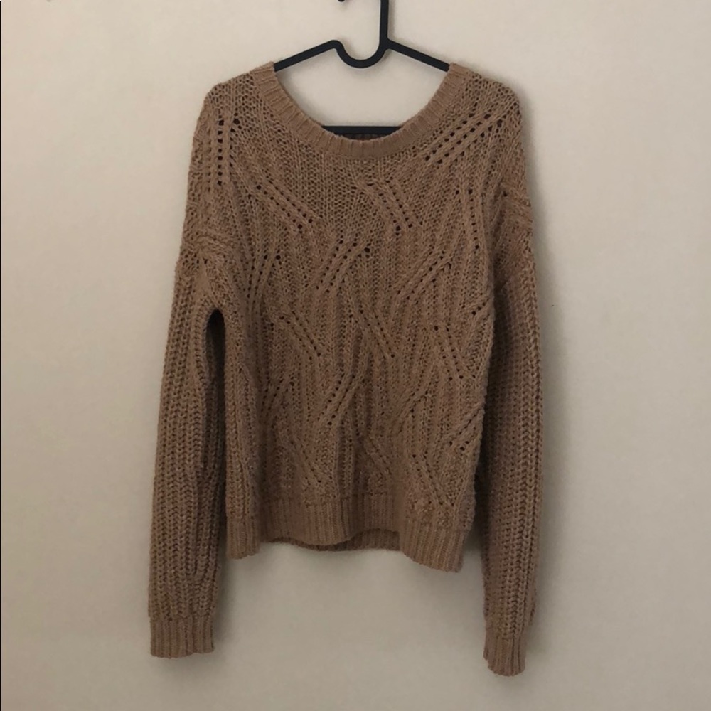 Chunky oatmeal sweater